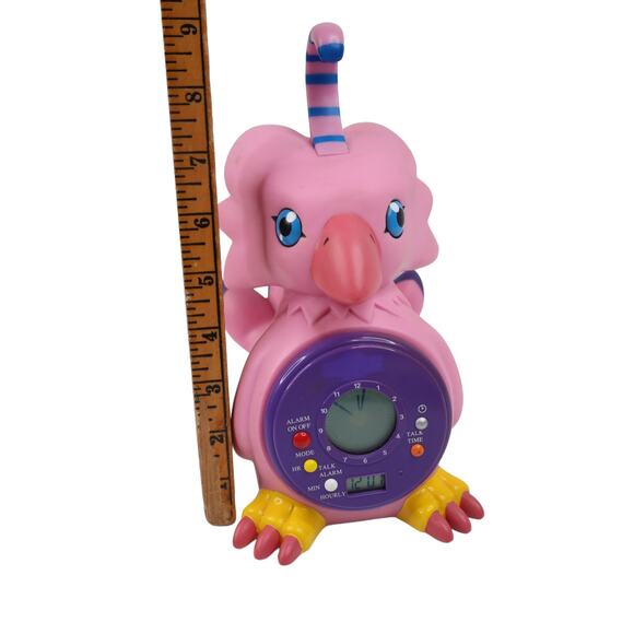 Vintage 2000 Digimon Biyomon Alarm Clock - Picture 5 of 5